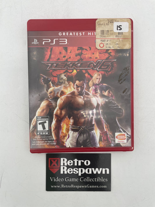 Tekken 6 [Greatest Hits] - Playstation 3 (Complete)