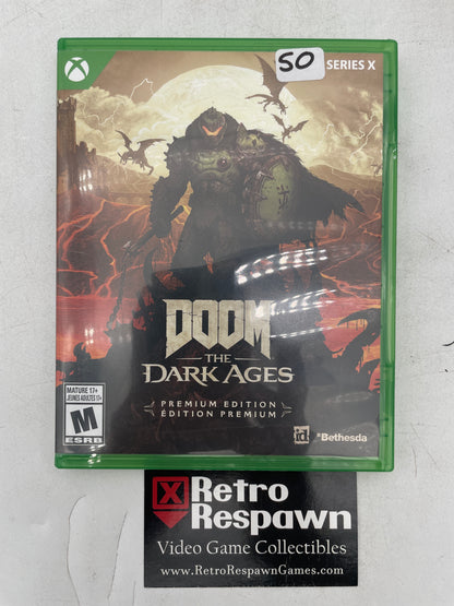 Doom the Dark Ages [Premium Edition] - Xbox Series X (Complete)