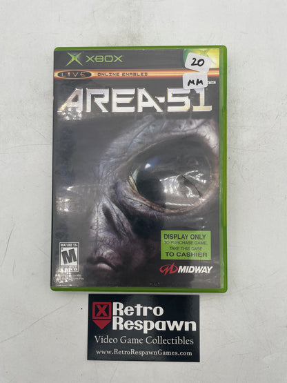 Area 51 - Xbox (Missing Manual)