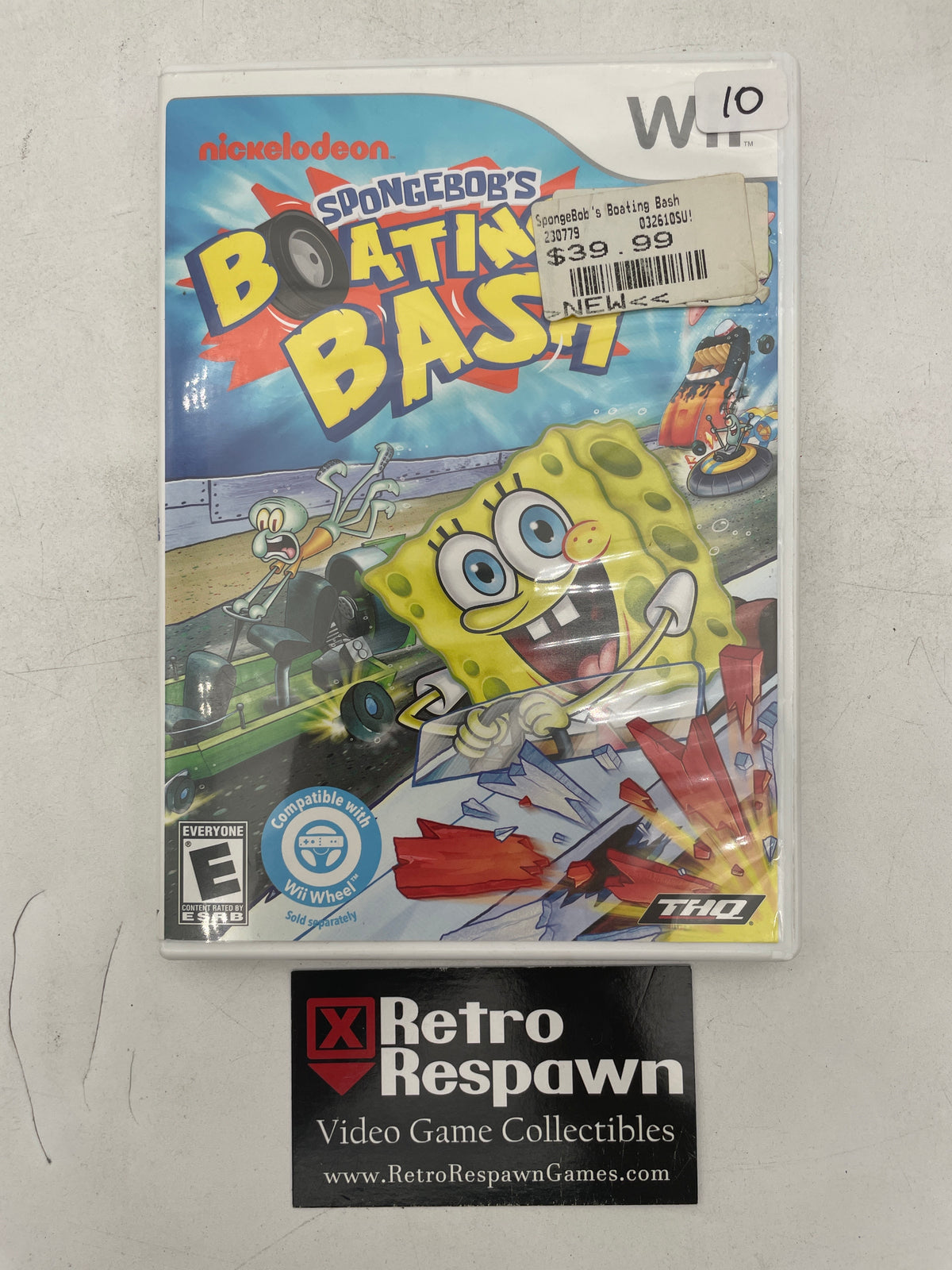 SpongeBob's Boating Bash - Wii (Complete)