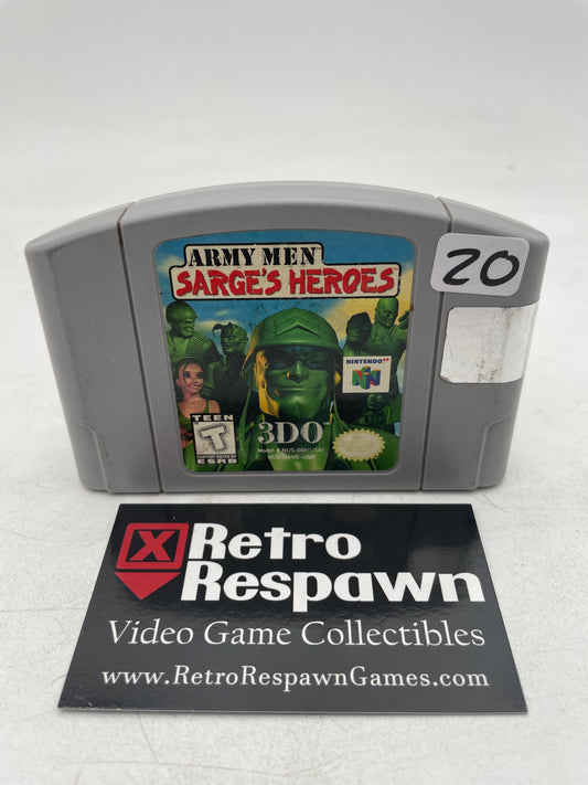 Army Men Sarge's Heroes - Nintendo 64 (Game Only)