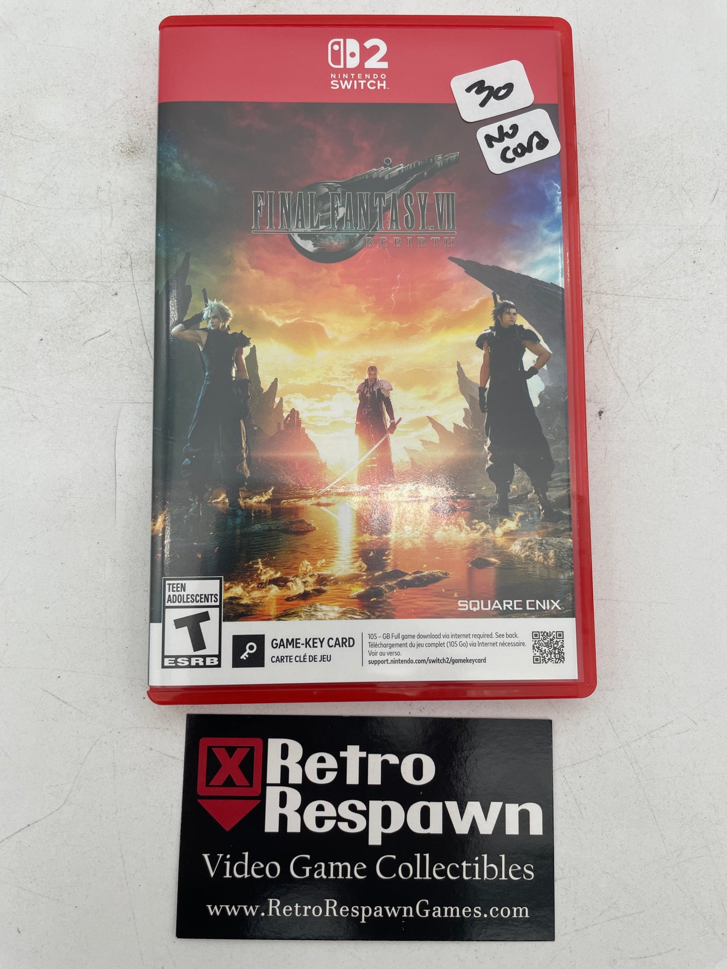 Final Fantasy VII Rebirth - Nintendo Switch 2 (Complete/No Card)