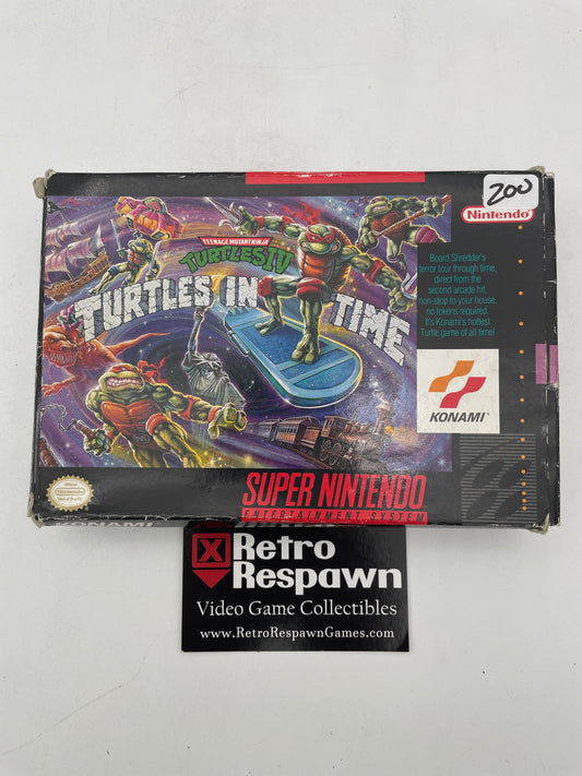 Teenage Mutant Ninja Turtles IV Turtles in Time - Super Nintendo (Complete)