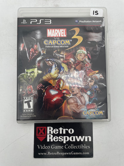 Marvel Vs. Capcom 3: Fate of Two Worlds - Playstation 3 (Complete)