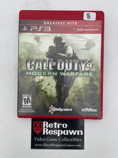 Call of Duty 4 Modern Warfare [Greatest Hits] - Playstation 3 (Complete)