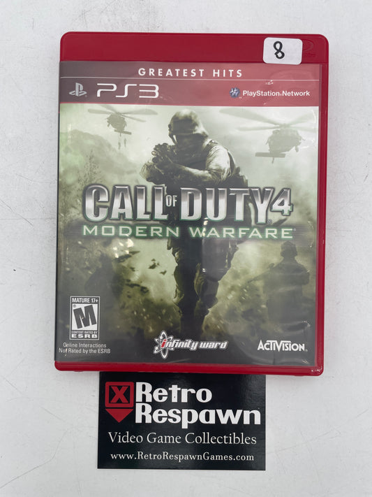 Call of Duty 4 Modern Warfare [Greatest Hits] - Playstation 3 (Complete)