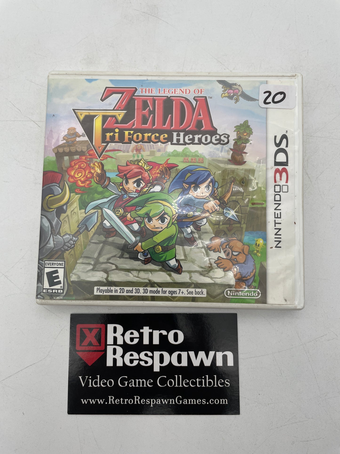 Zelda Tri Force Heroes - Nintendo 3DS (Complete)