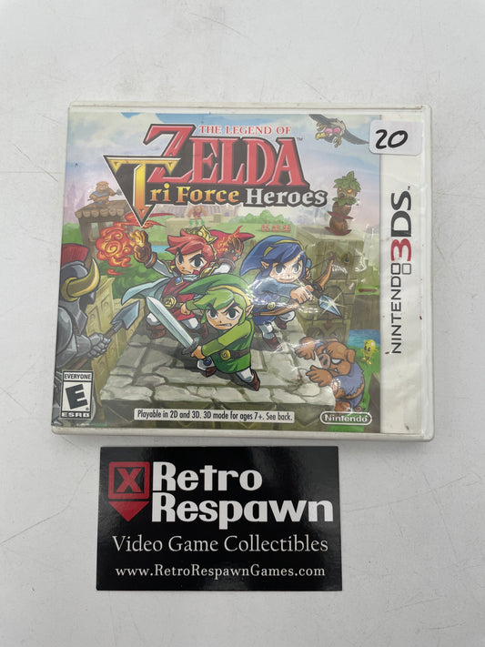 Zelda Tri Force Heroes - Nintendo 3DS (Complete)