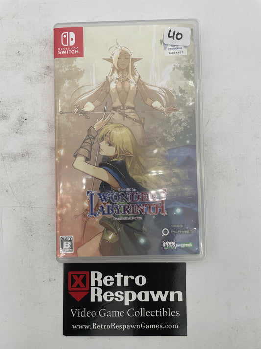 Record of Lodoss War: Deedlit in Wonder Labyrinth - JP Nintendo Switch (Complete)