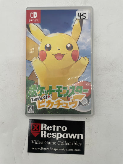 Pokemon Let's Go Pikachu - JP Nintendo Switch (Complete)