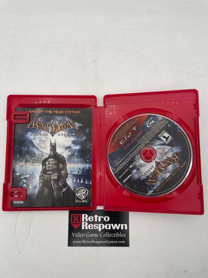 Batman: Arkham Asylum [Game of the Year Greatest Hits] - Playstation 3 (Complete)