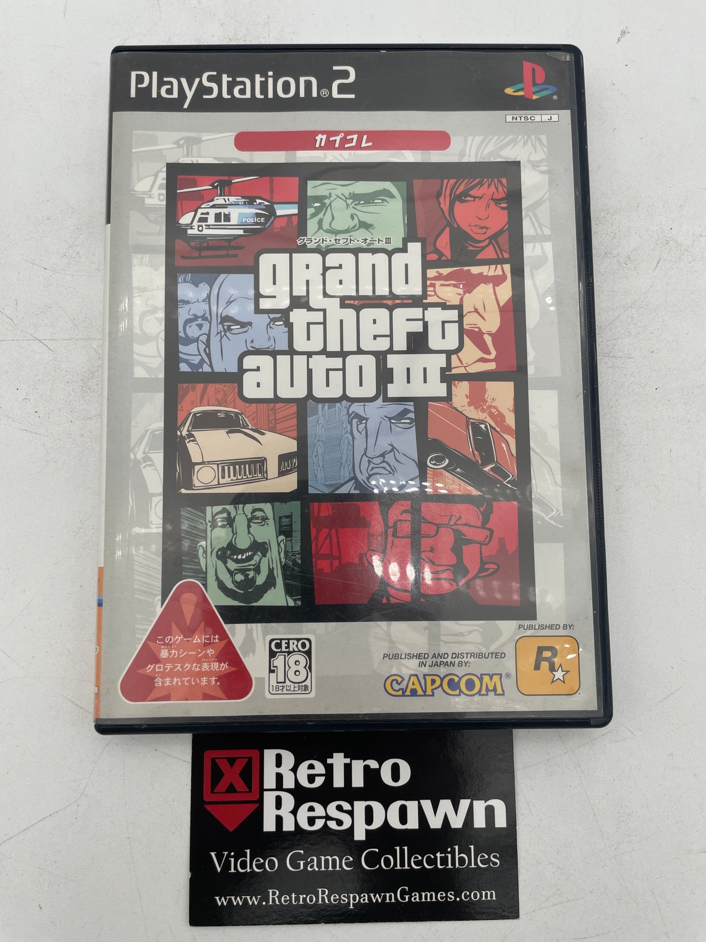 Grand Theft Auto III - JP Playstation 2 (Missing Manual/Comes with Map)