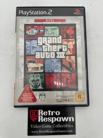 Grand Theft Auto III - JP Playstation 2 (Missing Manual/Comes with Map)