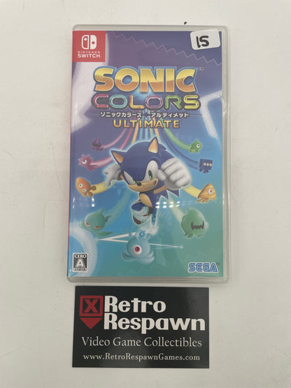 Sonic Colors Ultimate - JP Nintendo Switch (Complete)