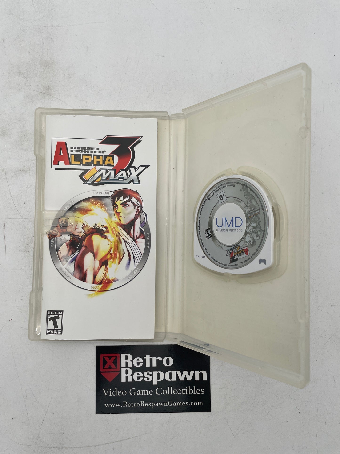 Street Fighter Alpha 3 Max - PSP (Complete)