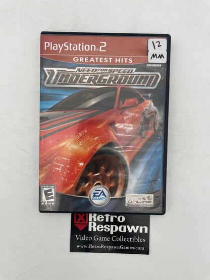 Need for Speed Underground [Greatest Hits] - Playstation 2 (Missing Manual)