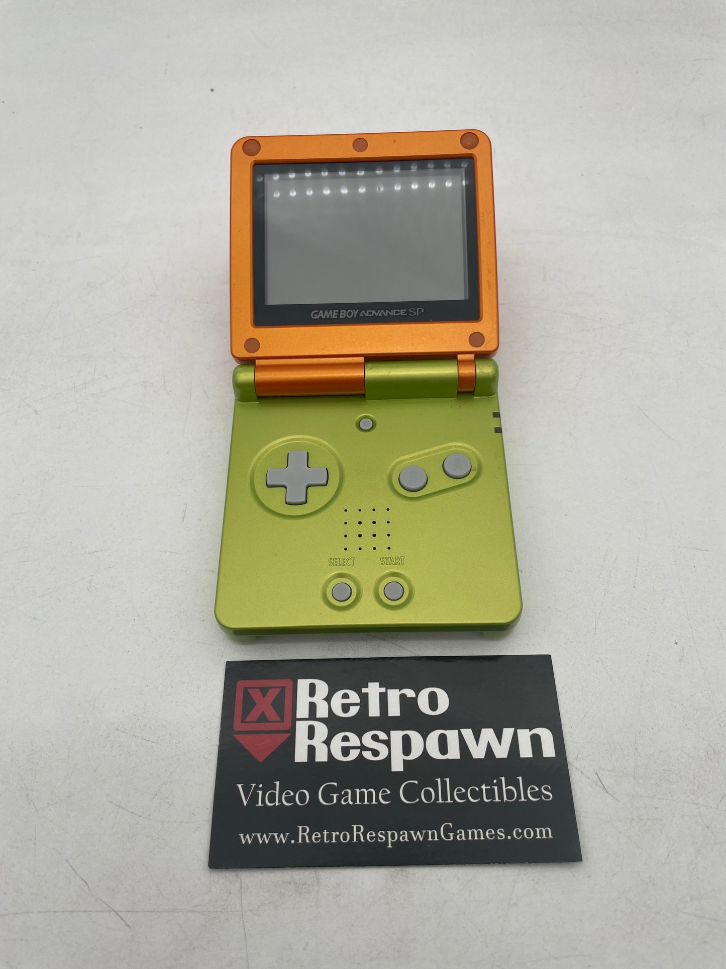 [Shrek Varient] Green and Orange Gameboy Advance Sp - Gameboy Advance (Console + Charger)