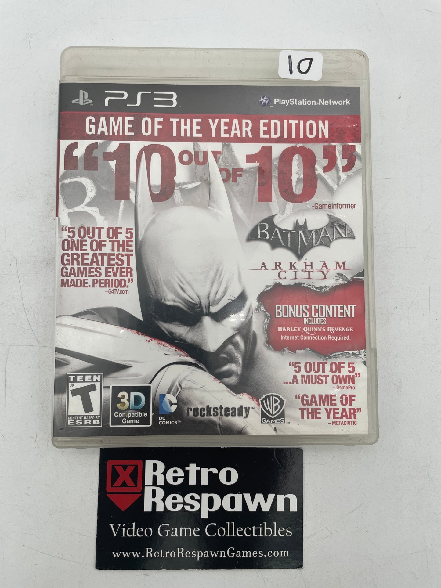 Batman: Arkham City [Game of the Year] - Playstation 3 (Complete)