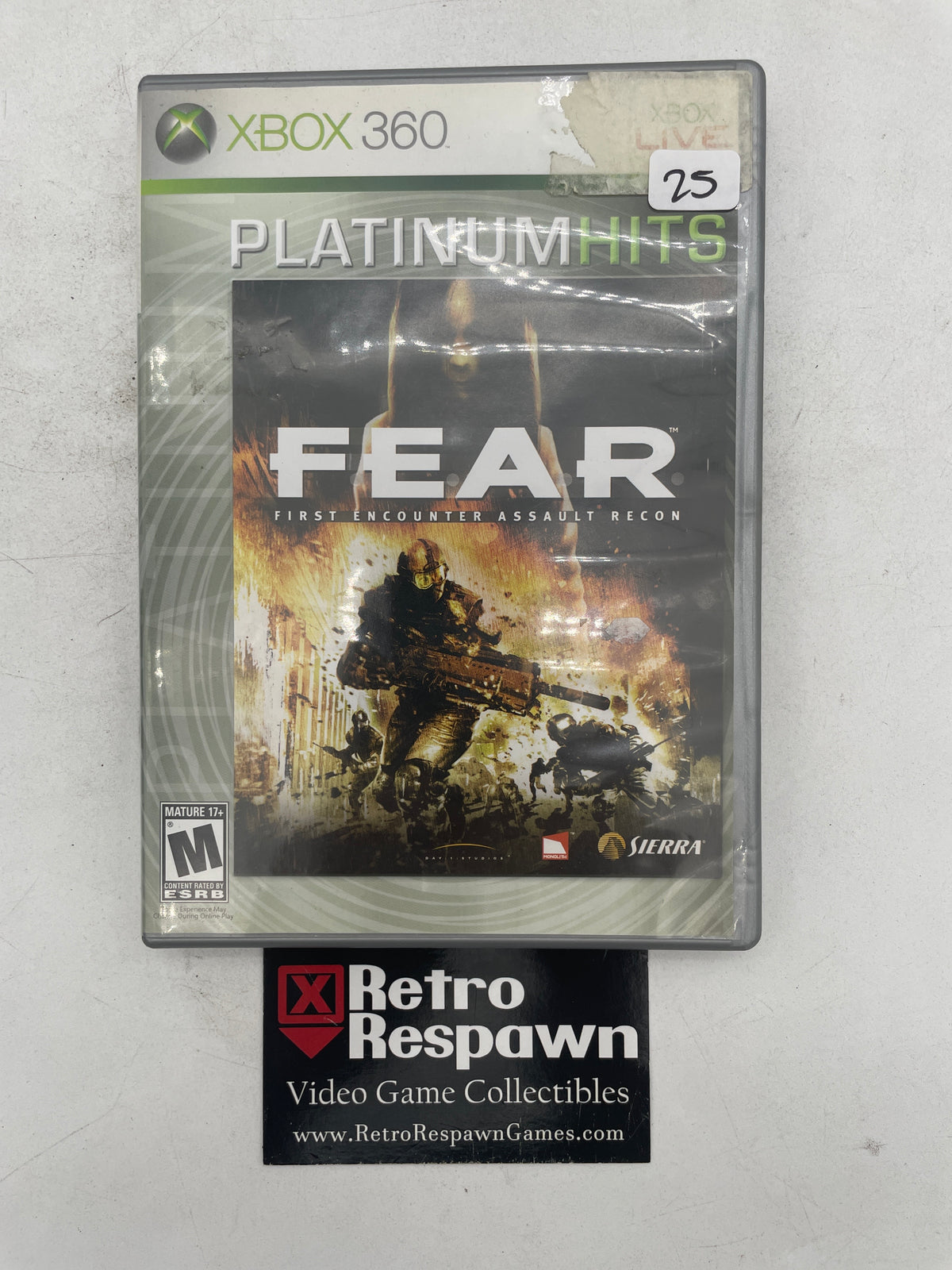 F.E.A.R. [Platinum Hits] - Xbox 360 (Complete)