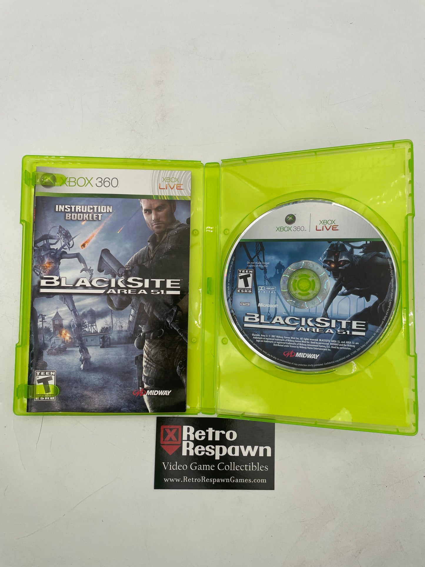 Blacksite Area 51 - Xbox 360 (Complete)