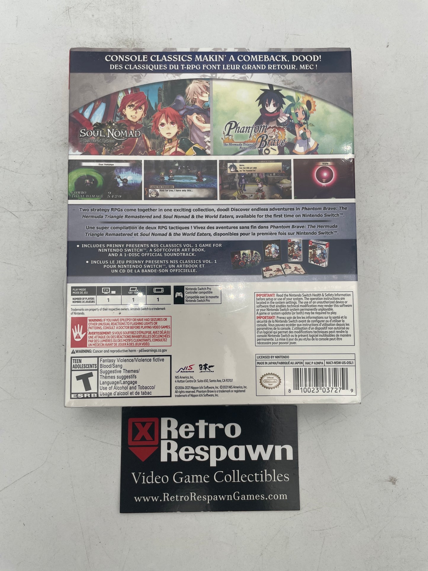 Prinny Presents NIS Classics Volume 1 [Deluxe Edition] - Nintendo Switch (Sealed)