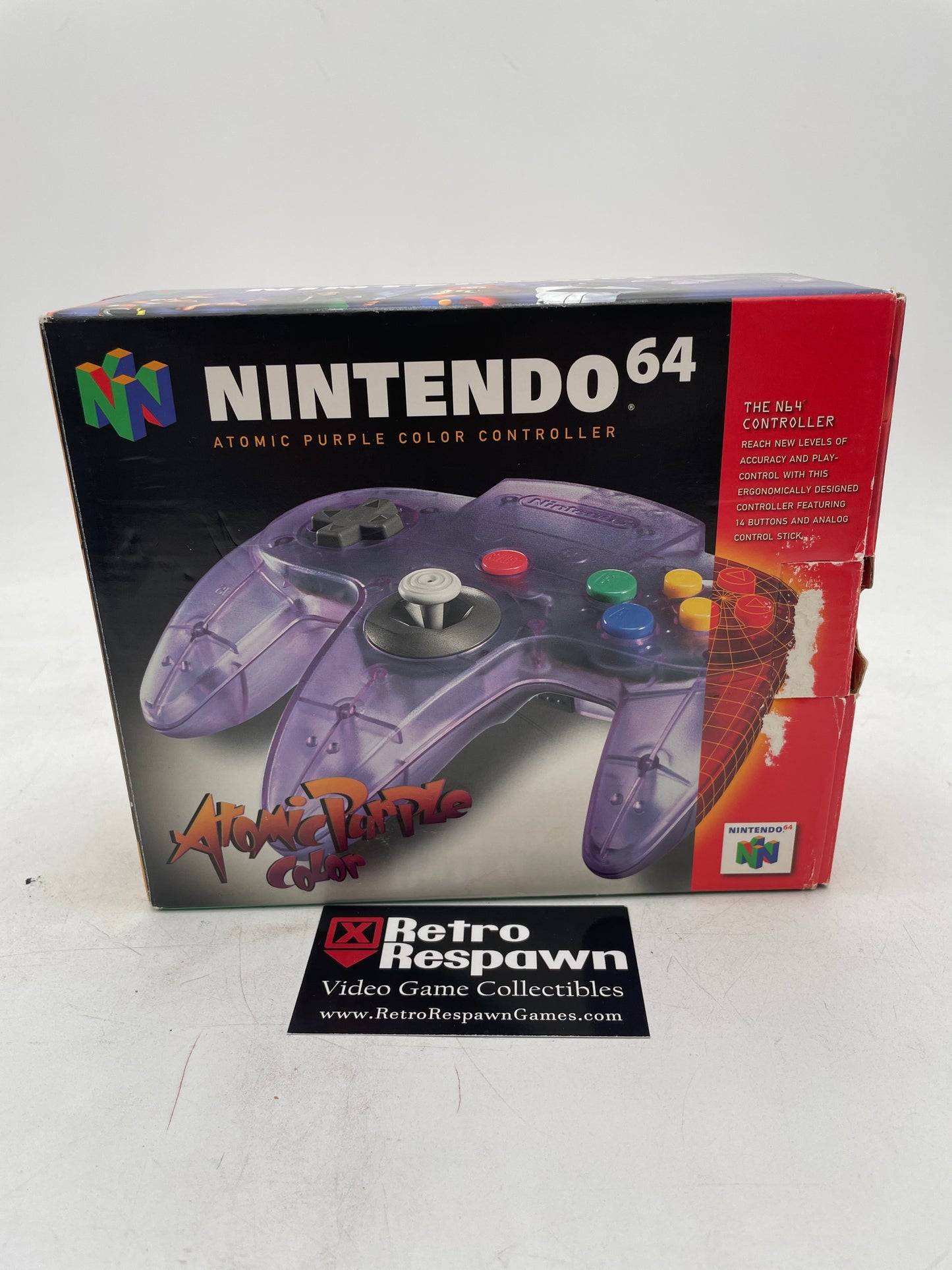 Atomic Purple Controller - Nintendo 64 (Complete)