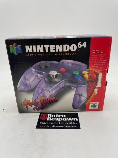 Atomic Purple Controller - Nintendo 64 (Complete)