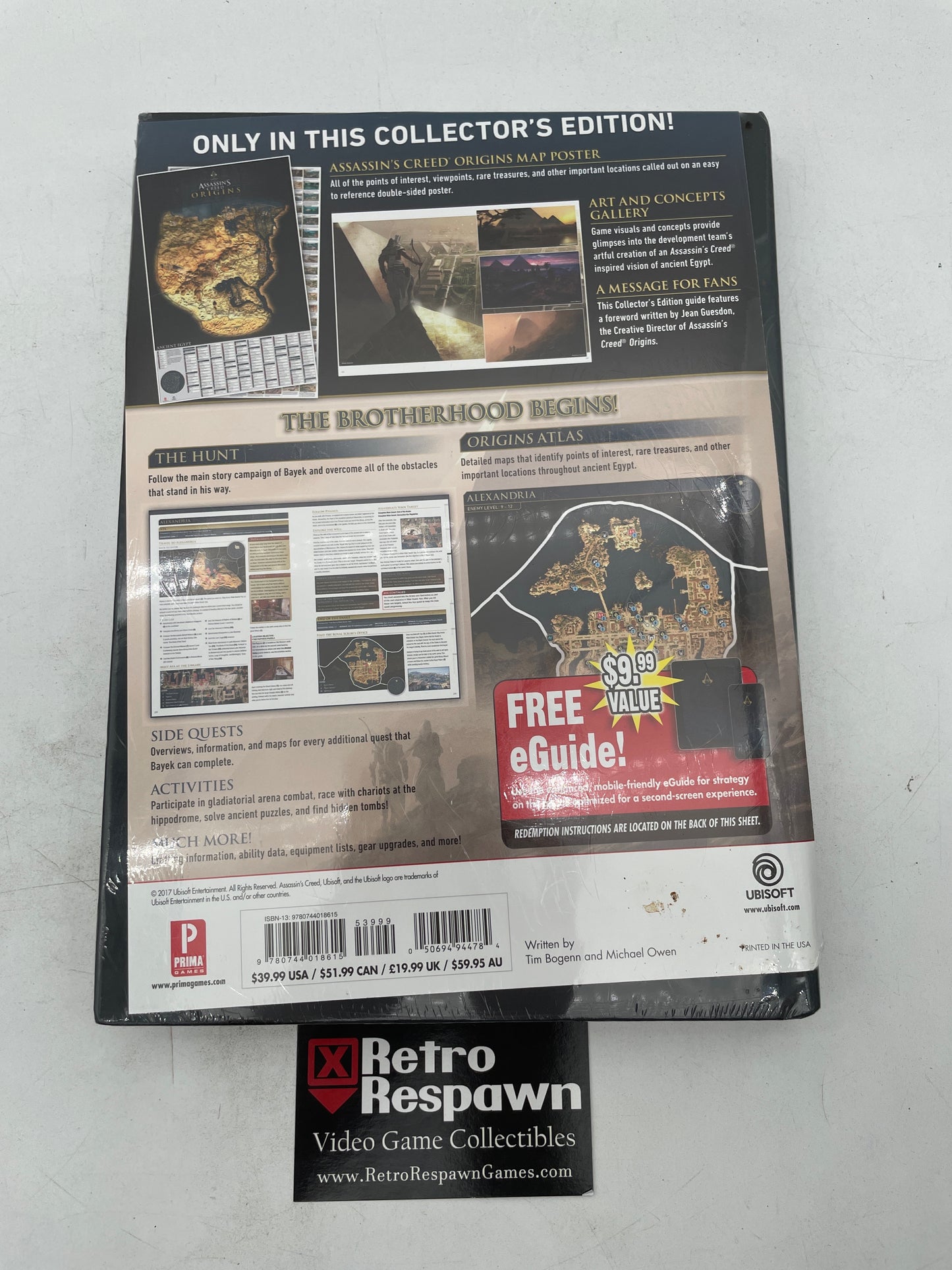 Assassin’s Creed Origins Collecter’s Guide (Sealed)
