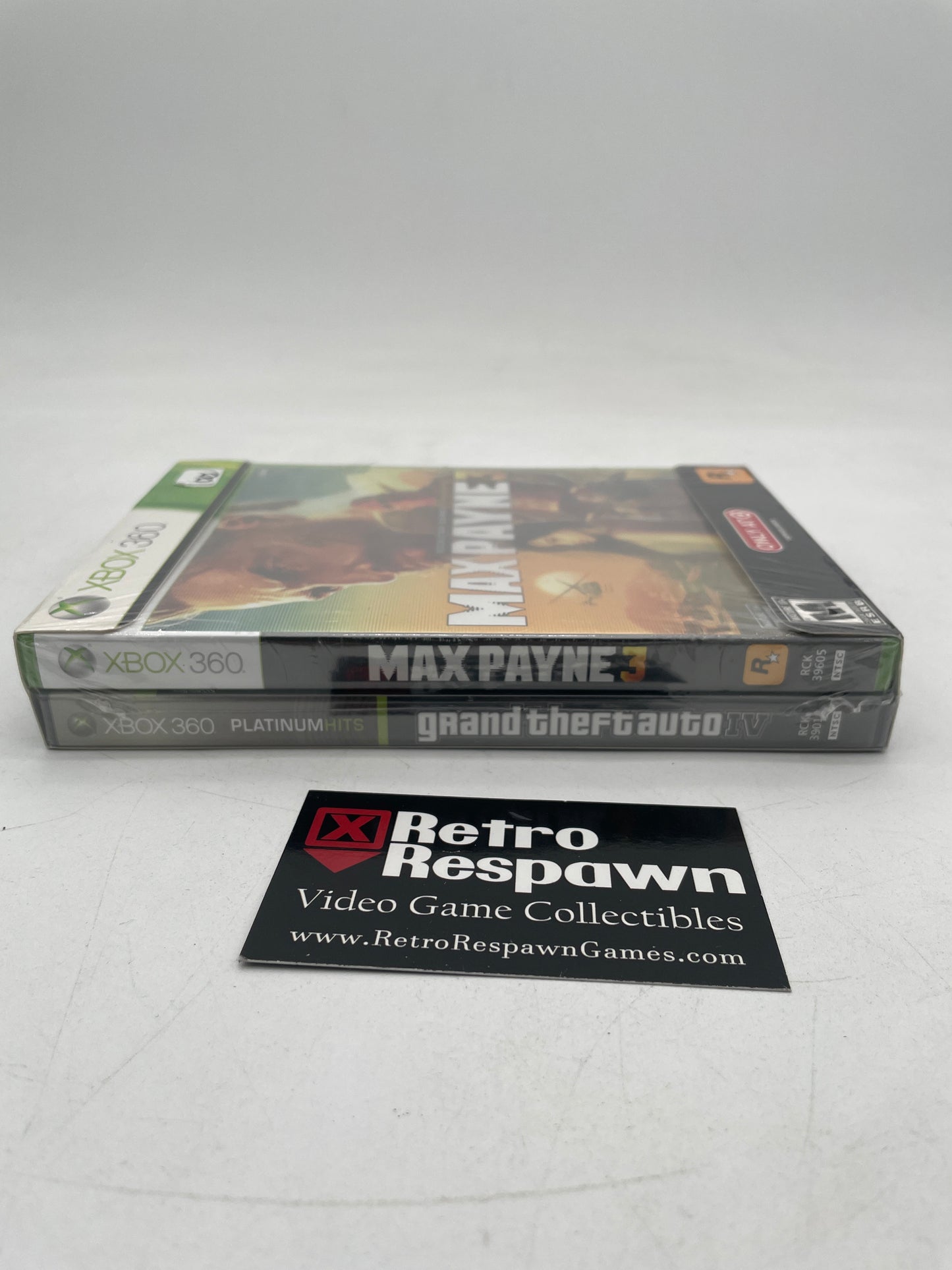 Max Payne 3 & Grand Theft Auto IV [Target Edition] - Xbox 360 (Sealed)