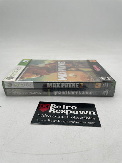 Max Payne 3 & Grand Theft Auto IV [Target Edition] - Xbox 360 (Sealed)