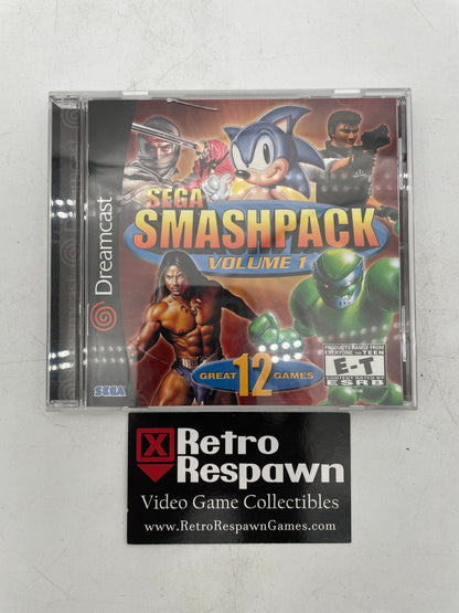 Sega Smash Pack Volume 1 - Sega Dreamcast (Complete)