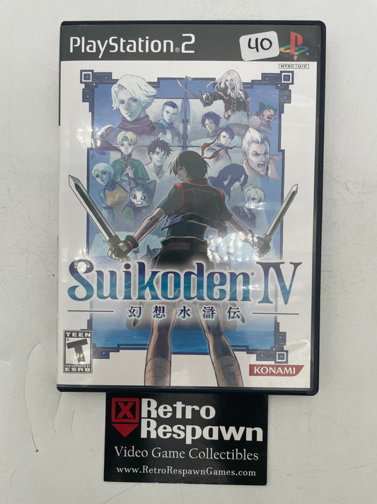 Suikoden IV - Playstation 2 (Complete)