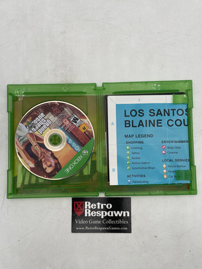 Grand Theft Auto V - Xbox One (Complete W/ Map)