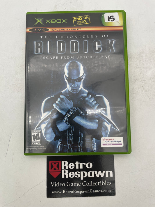 Chronicles of Riddick: Escape from Butcher Bay - Xbox (Complete)
