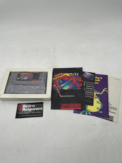[Super Mint] Super Metroid - Super Nintendo (100% Complete)