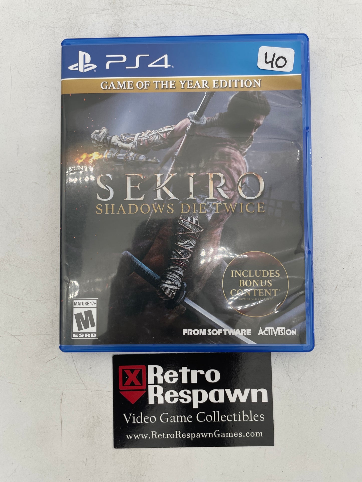 Sekiro: Shadows Die Twice [Game of the Year] - Playstation 4 (Complete)