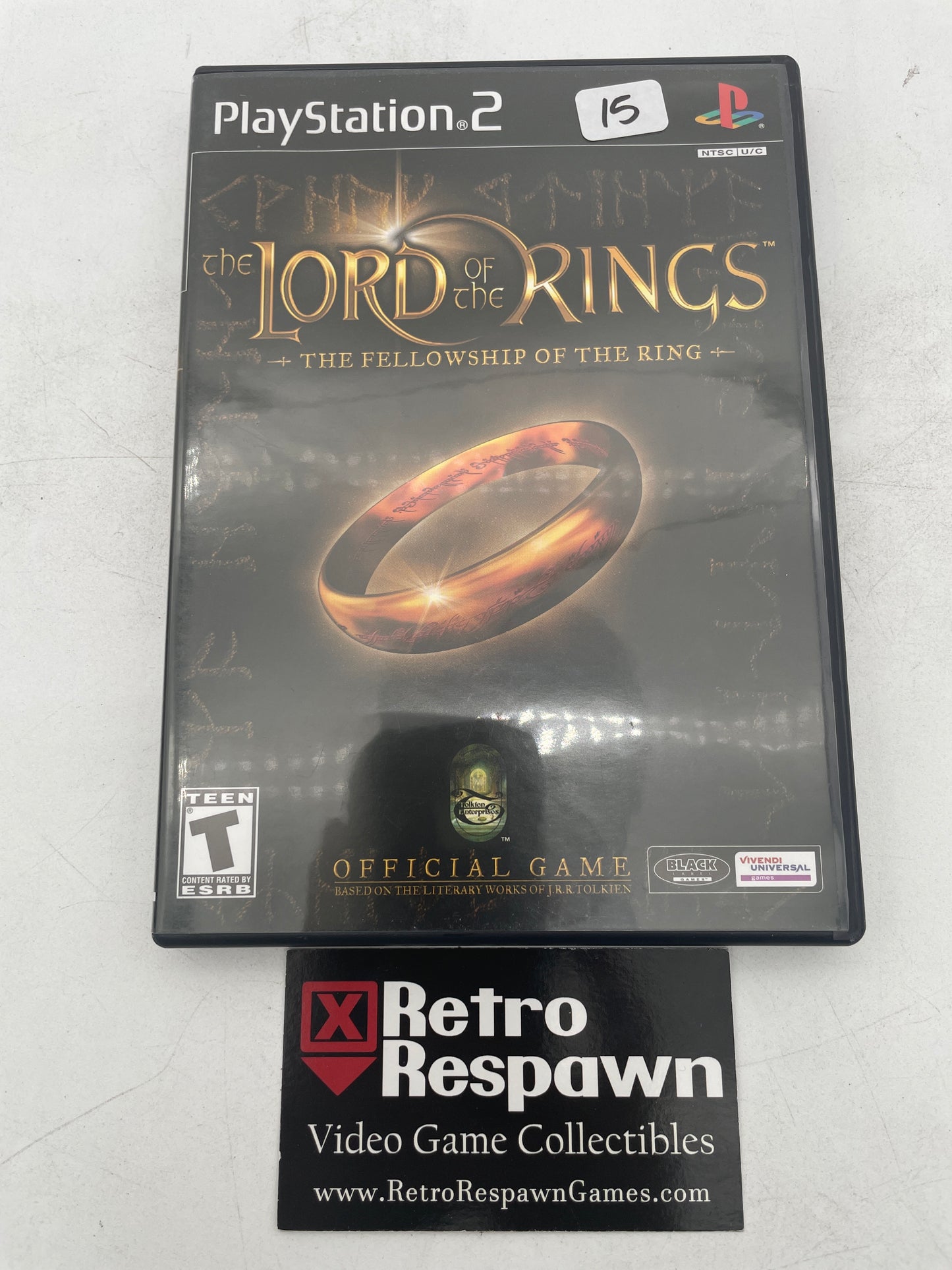 Lord of the Rings Fellowship of the Ring - Playstation 2 (Complete)