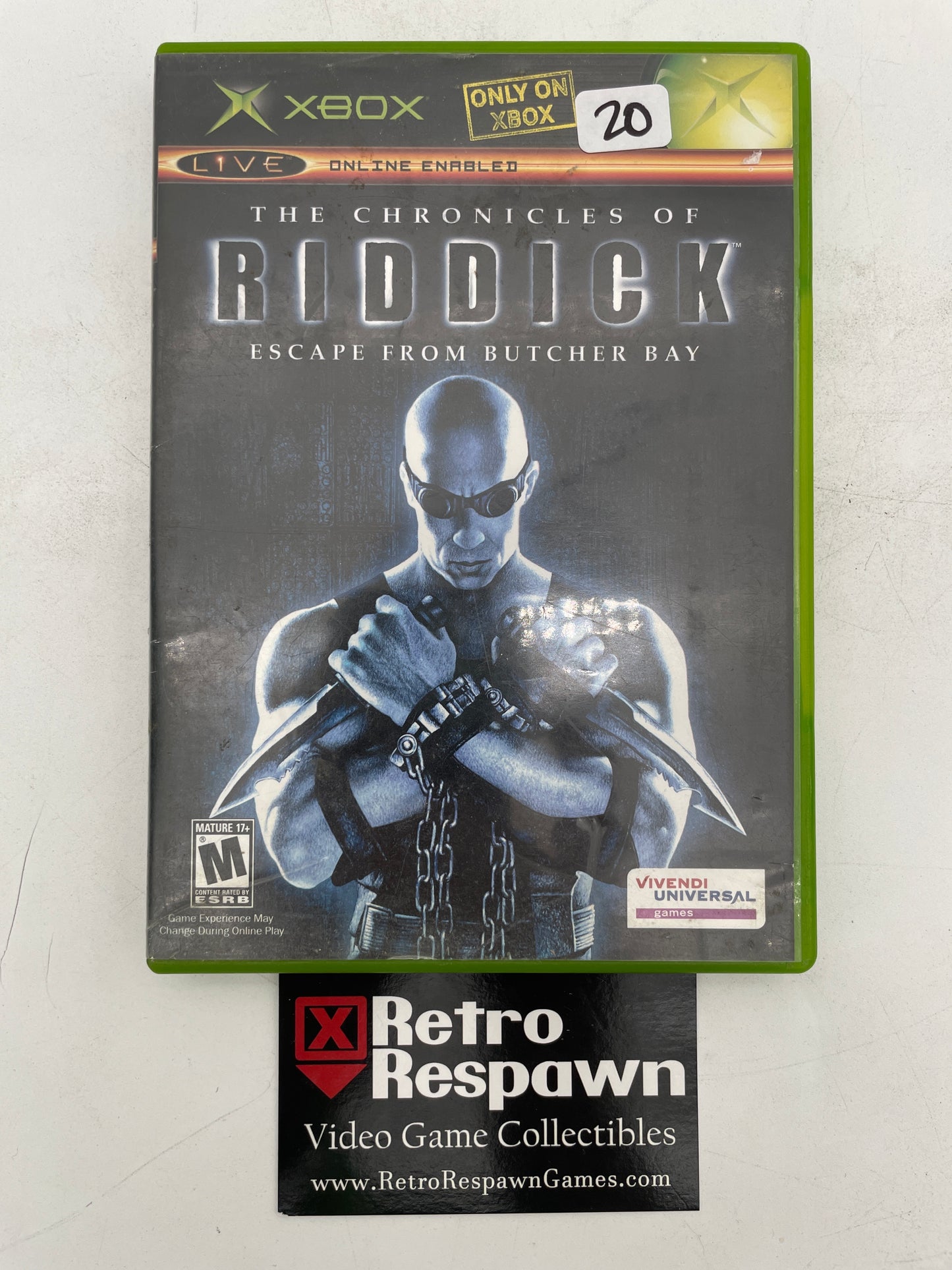 Chronicles of Riddick: Escape from Butcher Bay - Xbox (Complete)
