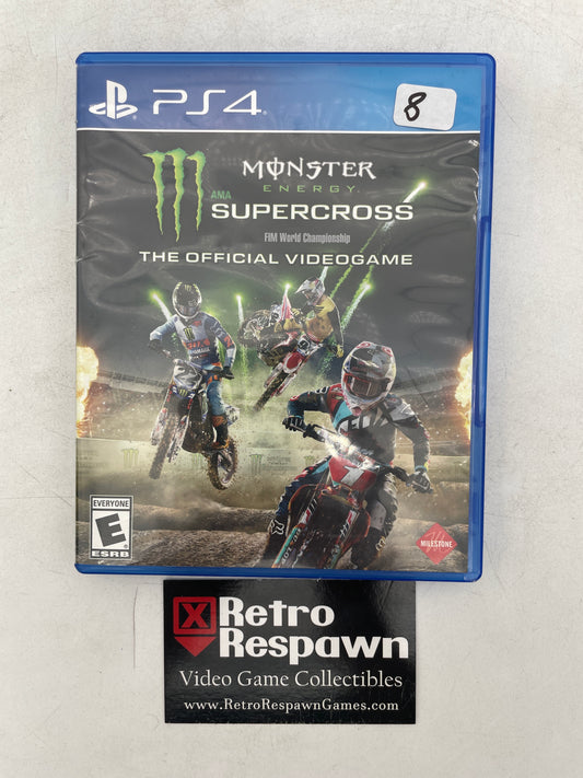 Monster Energy Supercross - Playstation 4 (Complete)