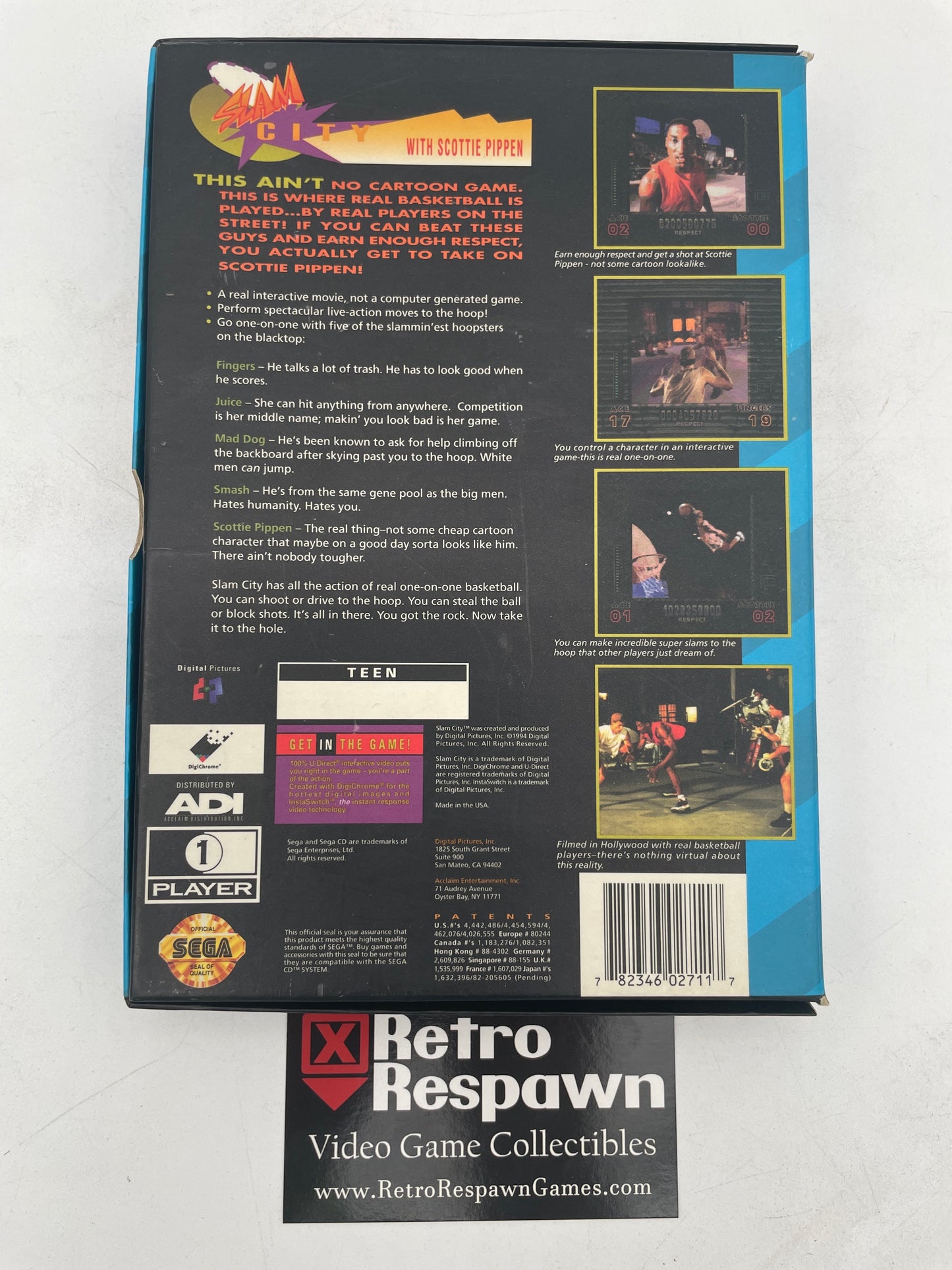 Slam City - Sega CD (Complete)