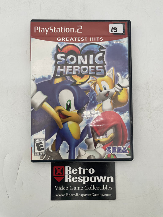 Sonic Heroes  [Greatest Hits]- Playstation 2 (Complete)