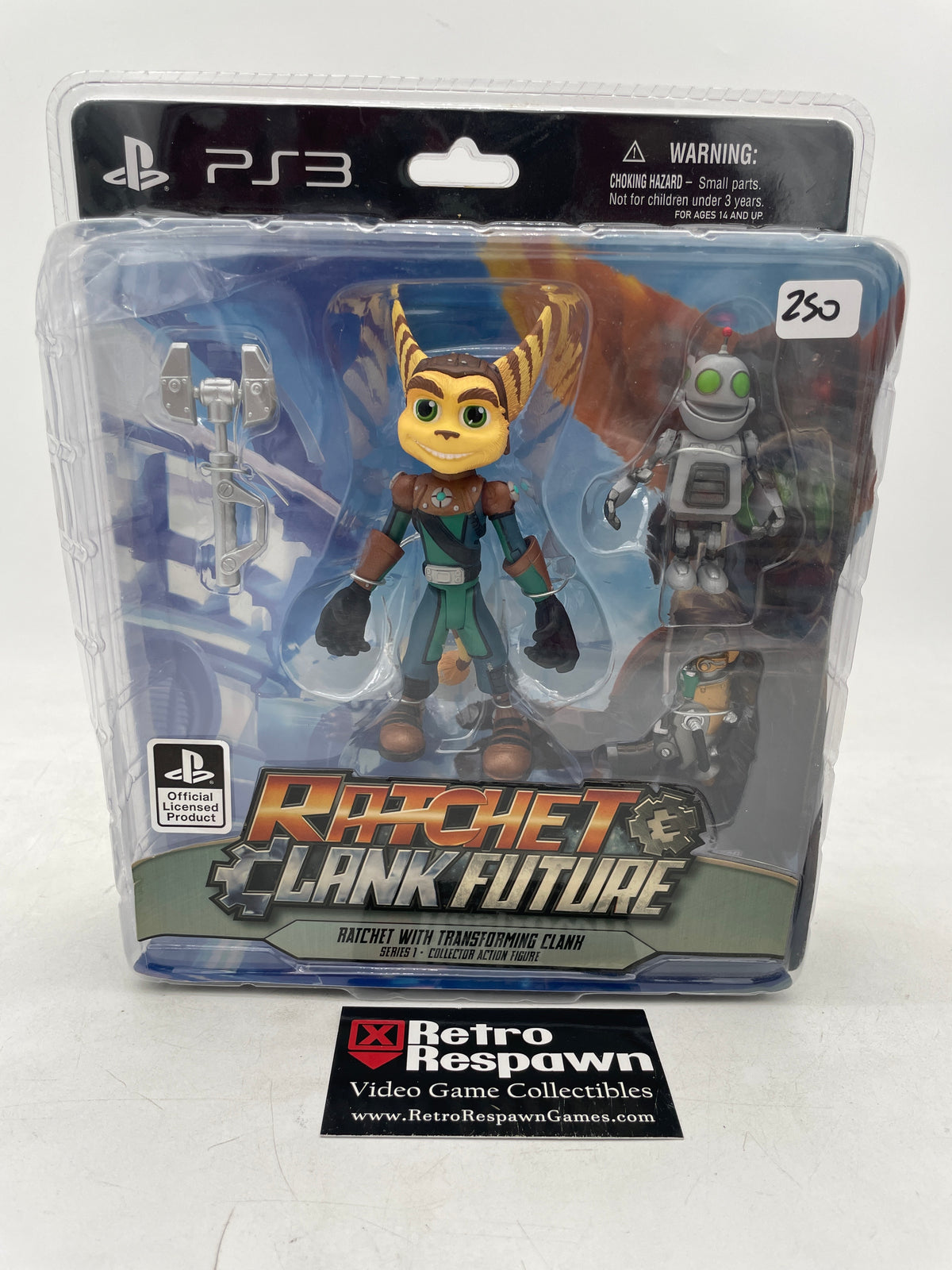 Ratchet With Transforming Clank Series 1 Collector Action Figure - Ratchet & Clank Future (Sealed)
