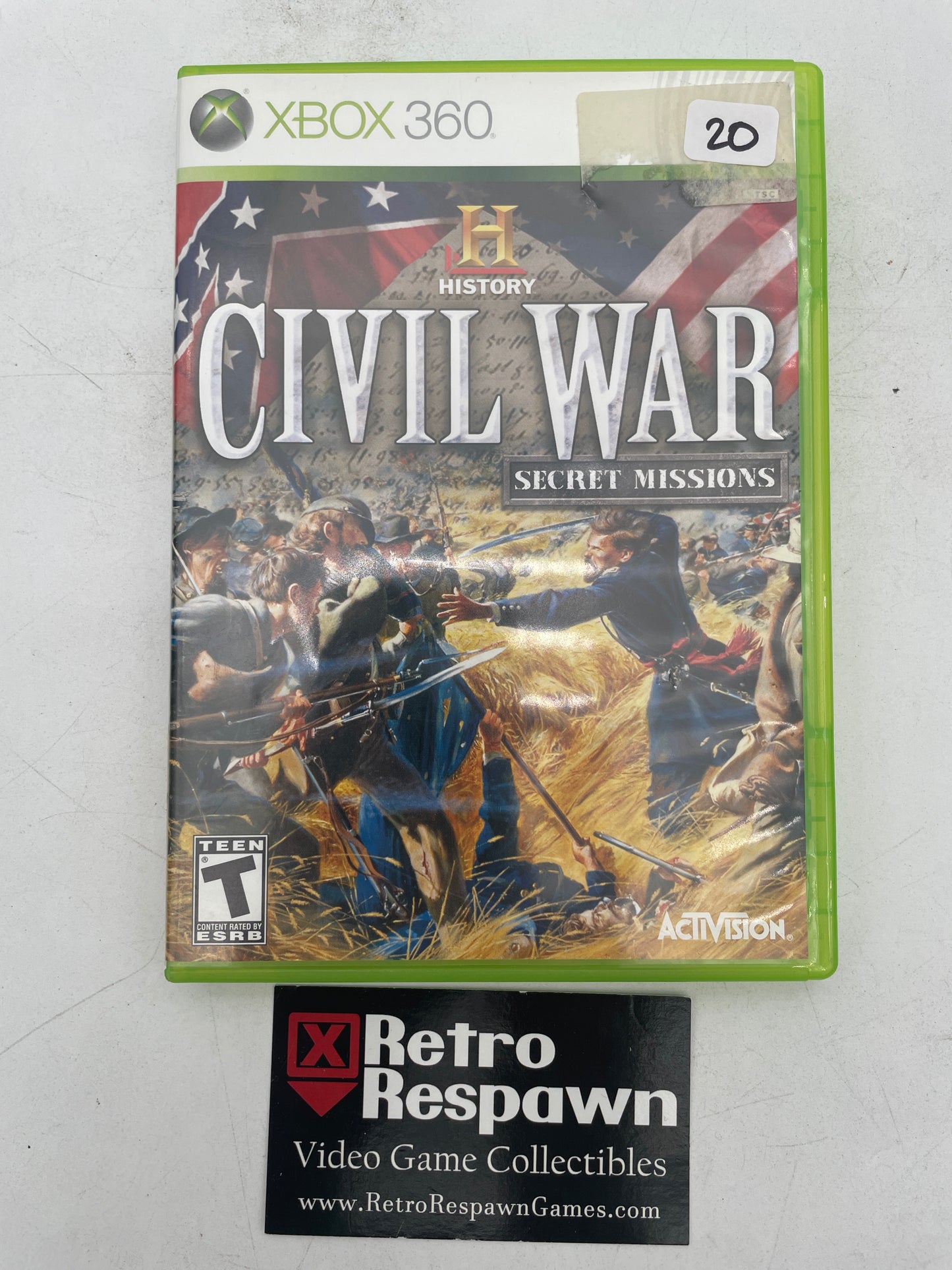 History Channel Civil War Secret Missions - Xbox 360