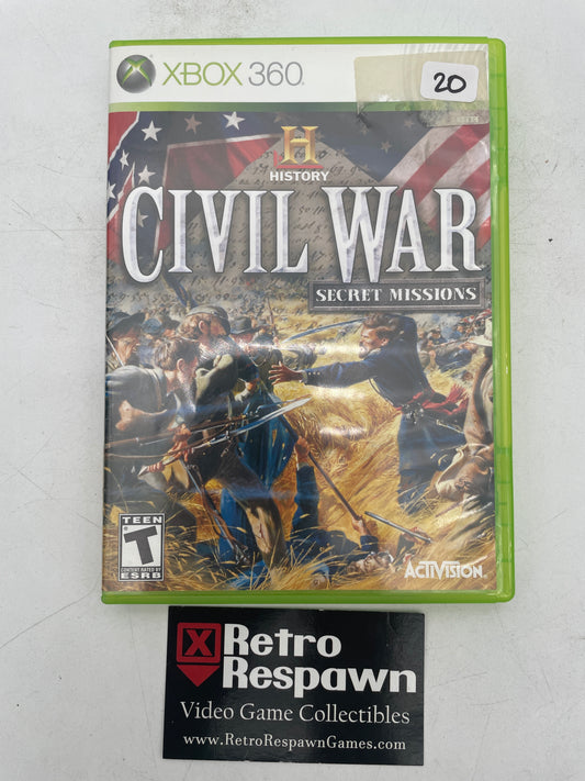 History Channel Civil War Secret Missions - Xbox 360