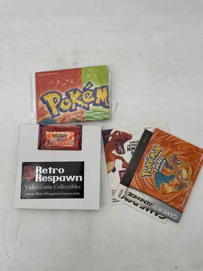 Pokemon FireRed [Player's Choice] - GameBoy Advance (Complete W/Poster)