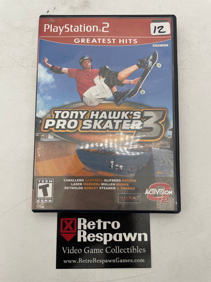 Tony Hawk 3 [Greatest Hits]- Playstation 2 (No Manual)