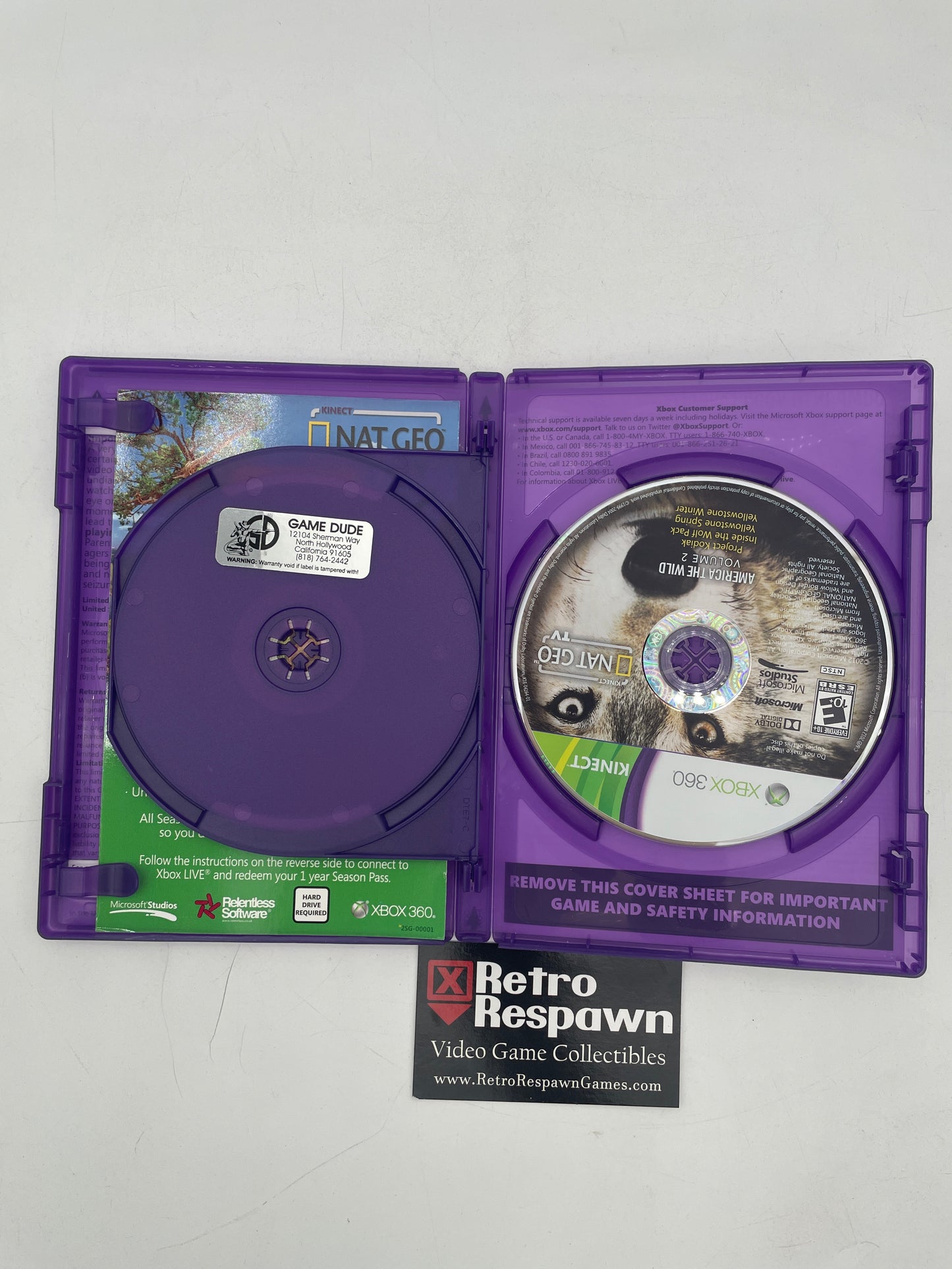 Nat Geo TV for Kinect - Xbox 360 (Complete)