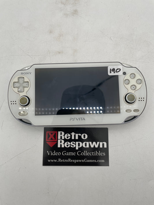 White PSVita 1000 - JP PS VITA (Console + Charger)