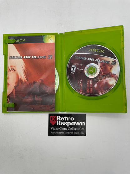 Dead or Alive 3 - Xbox (Complete)