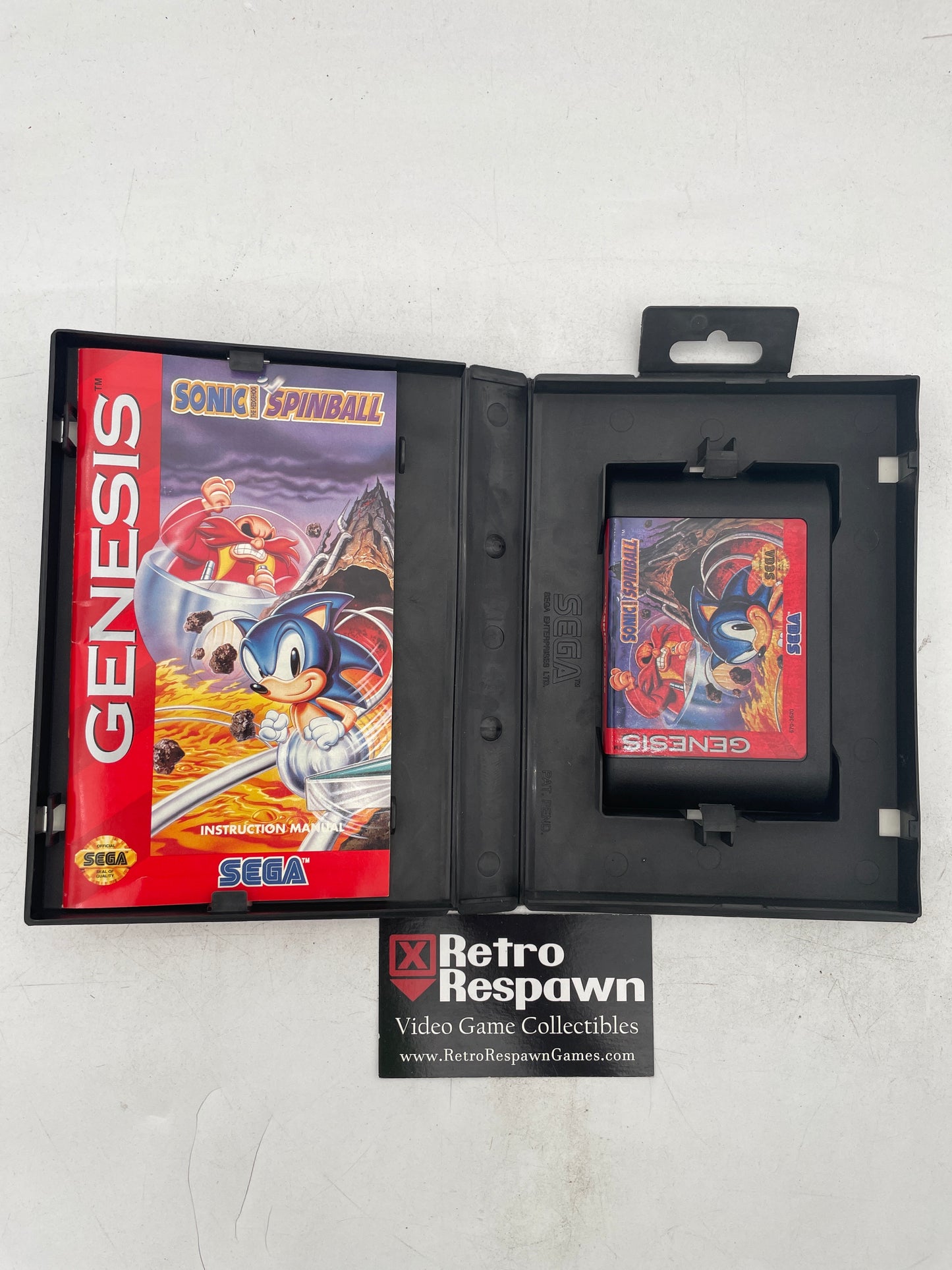 Sonic Spinball - Sega Genesis (Complete)